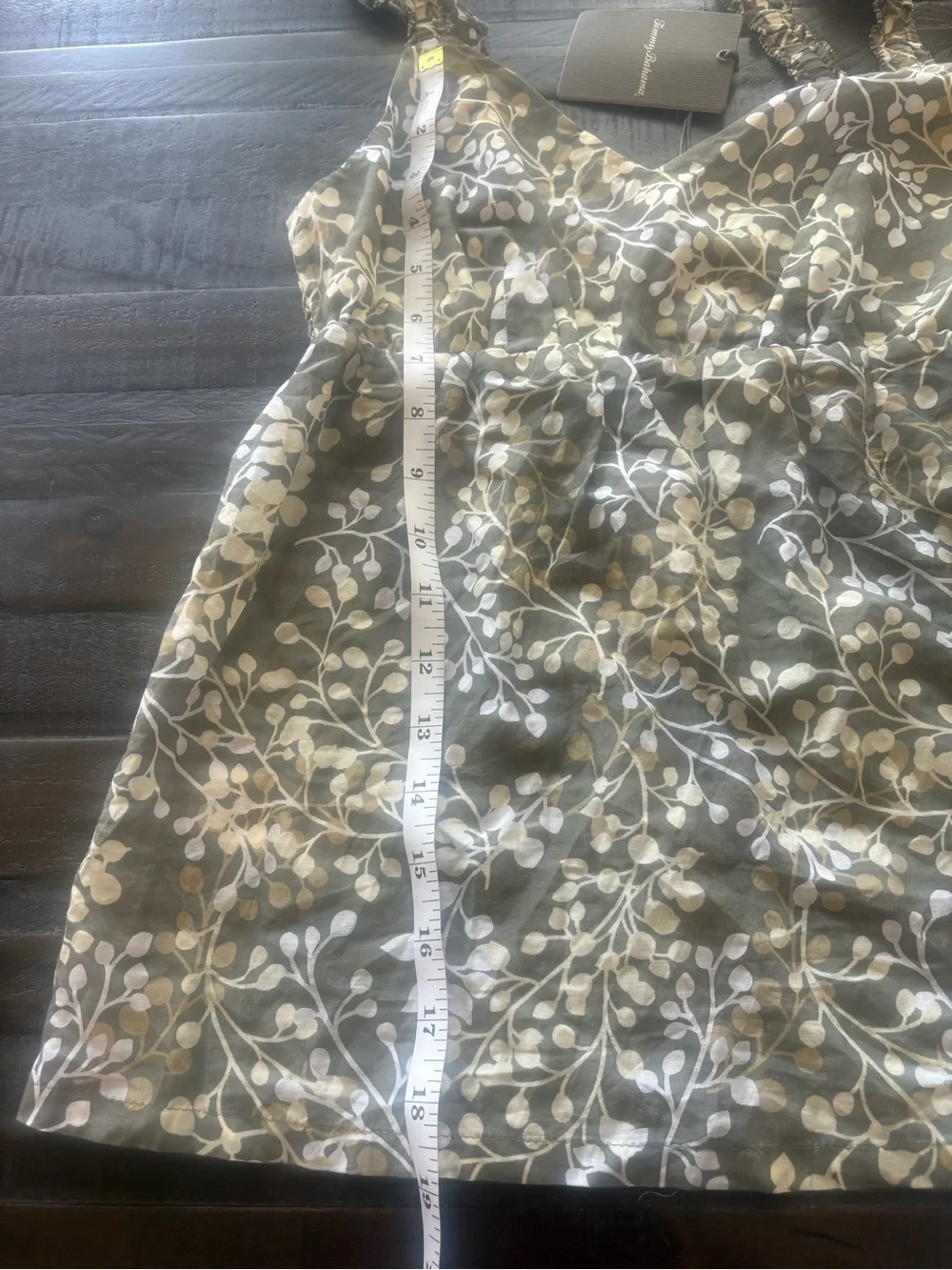 Tommy Bahama Women’s Silk Cotton Floral Smocked Tank Top Size S Resort Cami - Picture 9 of 11